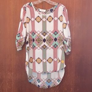 Peach Love beautiful elegant blouse S